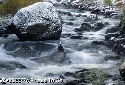 Stream, Gardiner River, Yellowstone NP